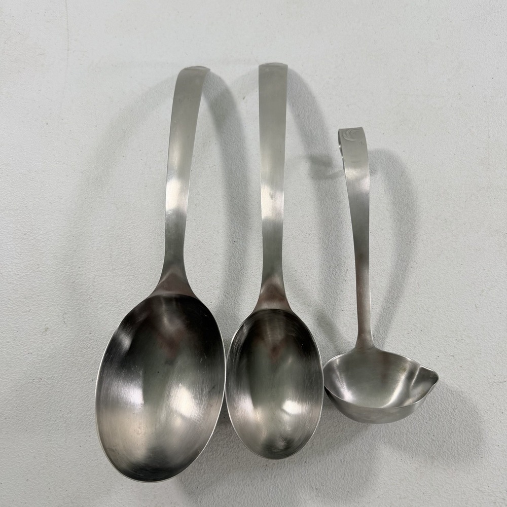 Weight Watchers Easy Measure Portion Control 3 Serving Spoons Stainless Steel